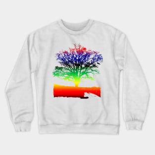 tree colorful Crewneck Sweatshirt